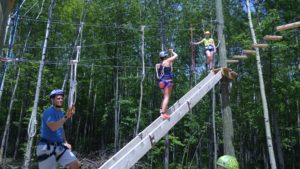 People on Ropes Course